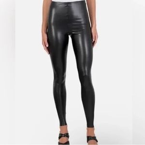 Joie Faux Leather High Rise Leggings